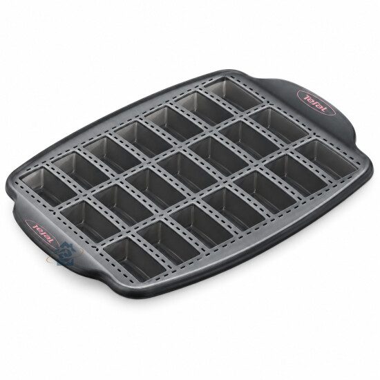 Moule 21 mini financiers CrispyBake 29x21 cm en silicone Tefal J4171314