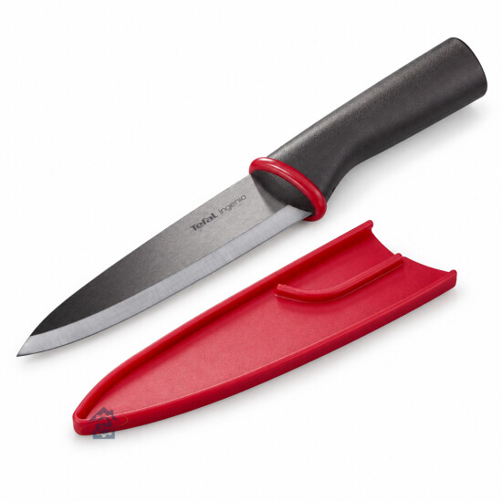 Couteau d'utilité Tefal Ingenio céramique noir 13,30 cm - K1520514
