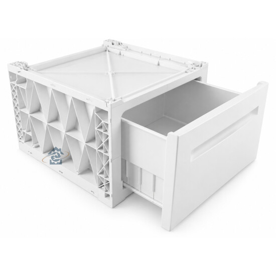 Palier avec glissière pour lave-linge Bosch / Siemens - 17005338