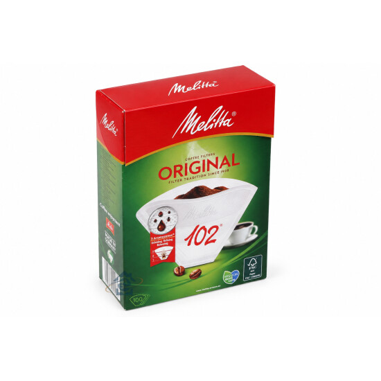 Melitta - Boîte de 100 filtres à café n°102 - 6663100