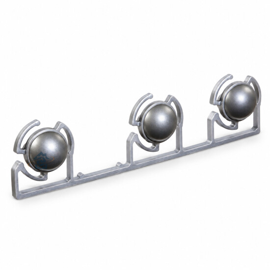 Lot de 3 boutons inox pour four et cuisinière Electrolux / AEG / Arthur Martin - 3303783108