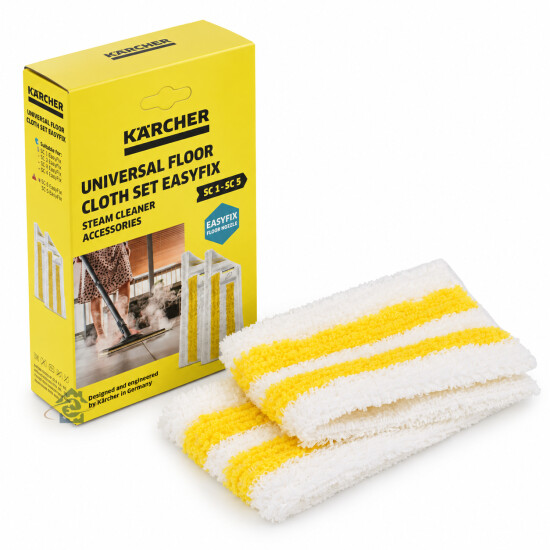 Kärcher - Kit de serpillières EasyFix en microfibres - 2.863-339.0