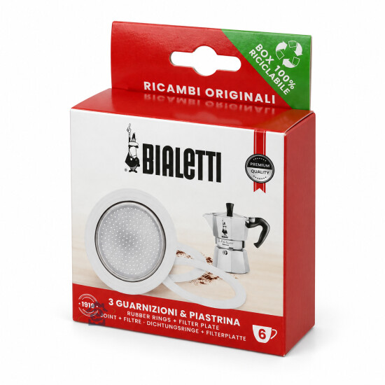 Kit joints + filtre Bialetti 6 tasses - F0800004