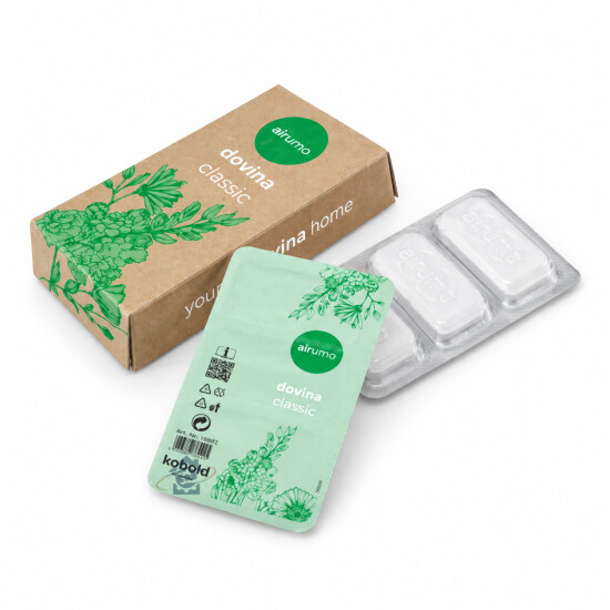 Lot de 6 pastilles parfumées Airumo Dovina Classic pour aspirateur Vorwerk Kobold - 77611