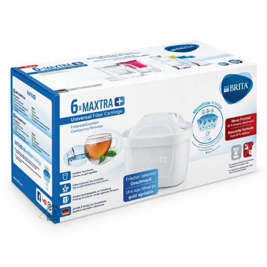 Pack de 6 cartouches filtrantes Brita Maxtra+ pour cafetière Bosch, Siemens - 17000919