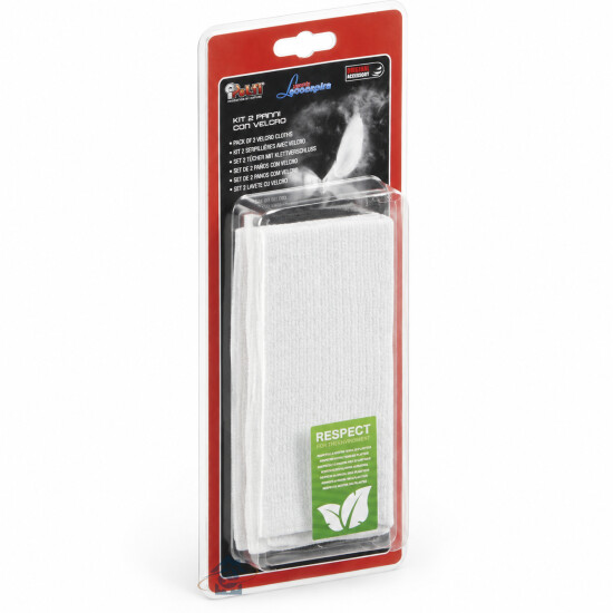 Polti Lot de 2 serpillères pour nettoyeur vapeur - PAEU0218