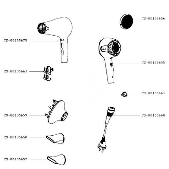 Cordon d'alimentation CS-00135660