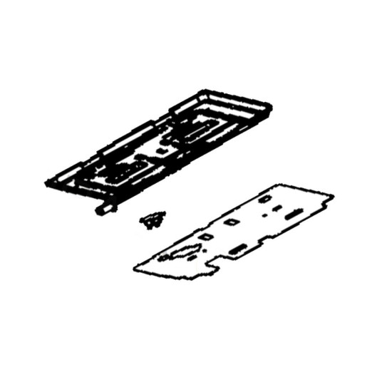 Réflecteur inférieur TS-01044421, TS-01044420