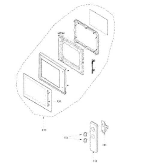 Porte (repère 130) 72X3614
