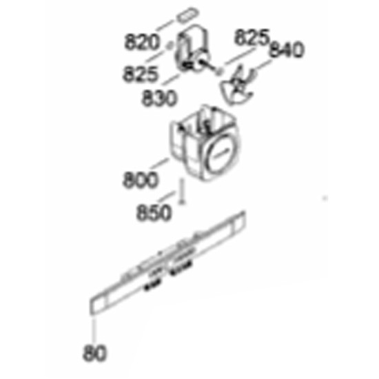 Platine commande si compres.jiaxipera (repère 80) 6116272