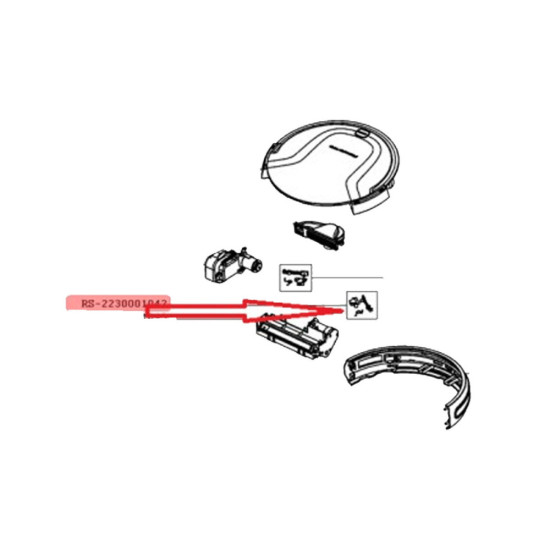 Capteur droit + support RS-2230001042