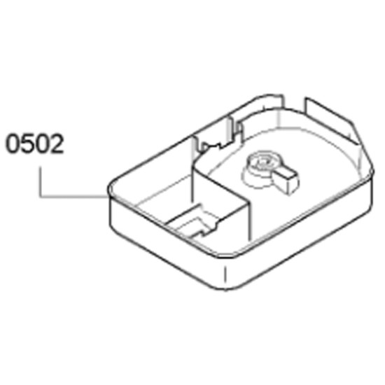 Bac de dégivrage (repère 0502) 00096212