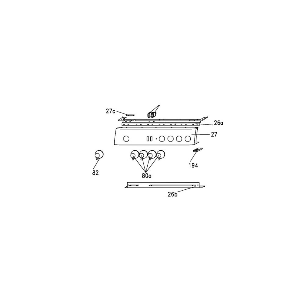 Manette thermostat 44000710