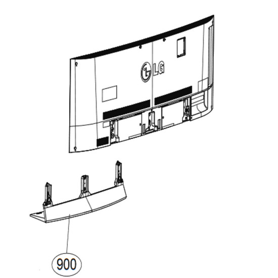 Pied repère 900 AAN75329404, AAN75329302