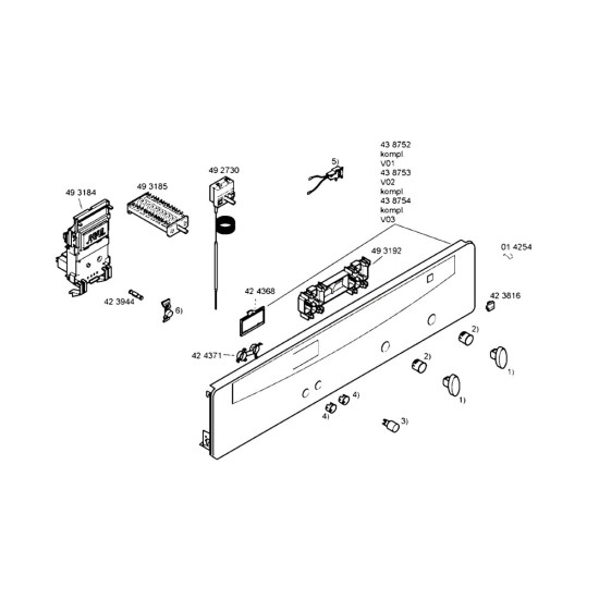 Commutateur (repère 49 3185) 00493185