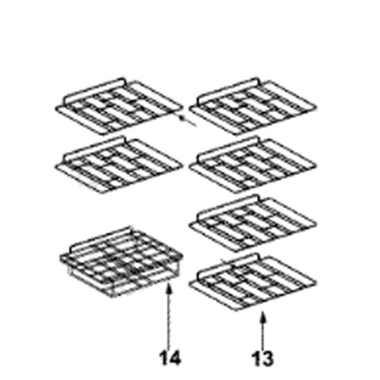 Clayette en bois (repère 13) 41X2483