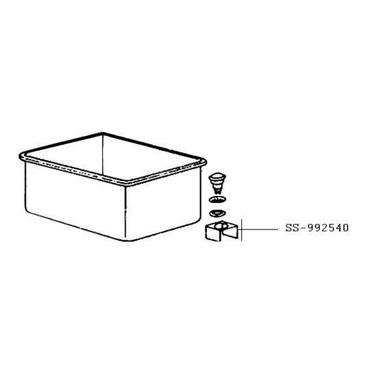 Support vanne (repère SS-992540) SS-992540