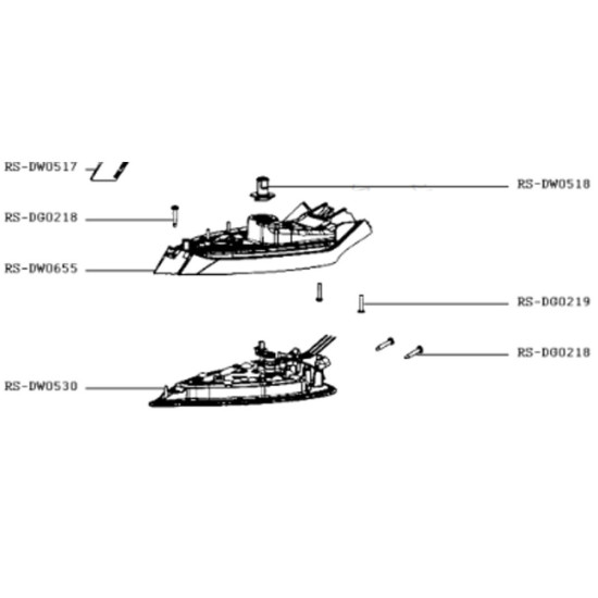 Semelle complet (repère RS-DW0530) RS-DW0530