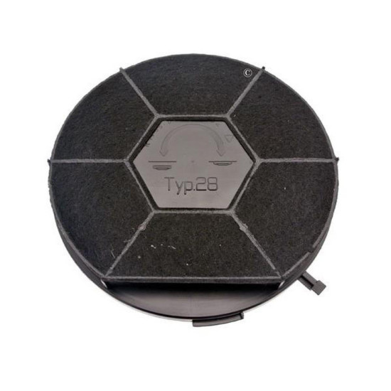 Filtre charbon rond type 28 CHF28/1 (à l'unite) 480181701006, 481281718525
