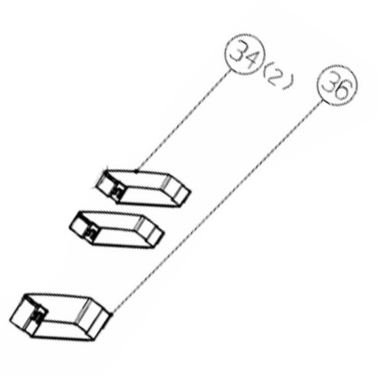 Balconnet de porte (repère n°36) 1072164, 12041046