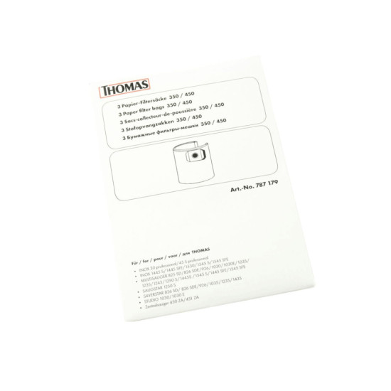Boite de 3 sacs à papier 787179
