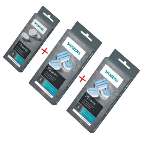 10 tablettes de nettoyage TZ80001N + 6 tablettes de détartrage TZ80002N  00312097