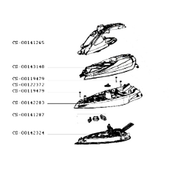 Semelle complet (repère CS-00142324) CS-00142324