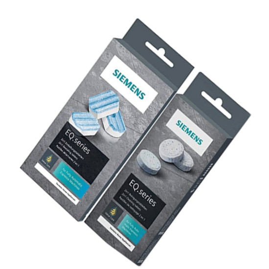 Lot de 10 pastilles de nettoyage, avec 3 tablettes détartrantes 00312097, 00312094