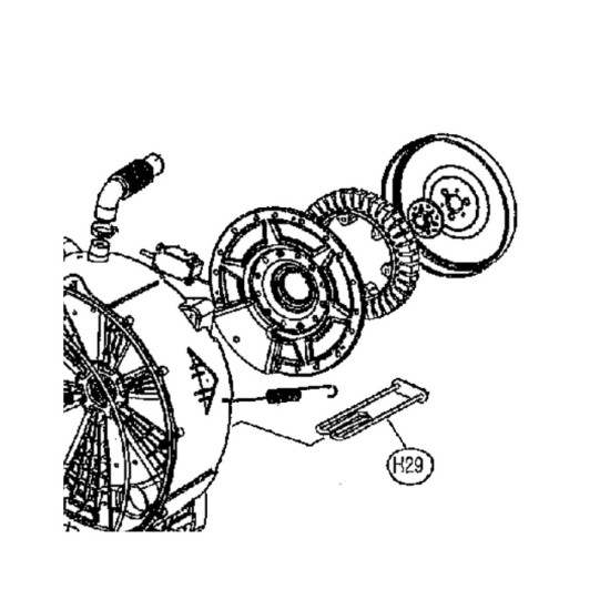 Résistance d'origine (repère 29) 74698