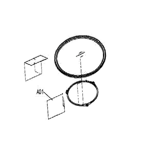 Plaque mica (repère A01) 460A27