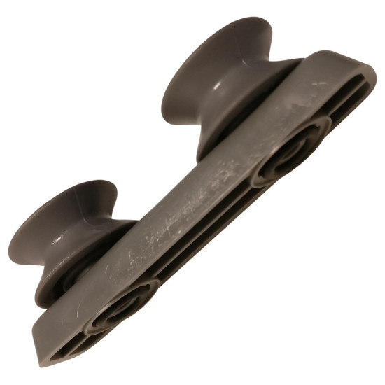 Support gris roulette de panier 34420166