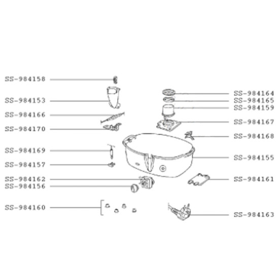 Joint réservoir (repère SS-984164) SS-984164